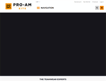 Tablet Screenshot of pro-amkits.co.uk